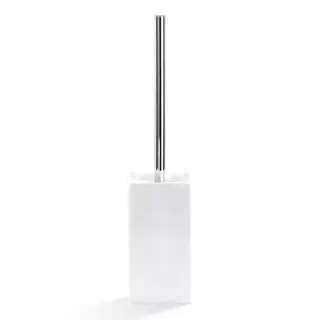 Decor Walther DW 6200 Туалетный ершик h44см, напольный, фарфор, цвет: белый / хром