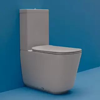 Kerasan Tribeca Унитаз моноблок 60х35см, c креплением WB5N, цвет: Grigio matt