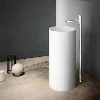 Fantini Milano Смеситель для раковины, напольный, излив: 250 мм, цвет: хром