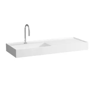 Laufen Kartell Раковина подвесная 120х46х12см., c 1 отв., Dx, без перелива, цвет: белый