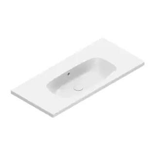 Catalano Alvea Раковина 100х46см., подвесная или на мебель, без отв., цвет: белый глянцевый