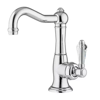 Nicolazzi Cristallo Смеситель для раковины однорычажный, с донным клапаном, цвет: хром