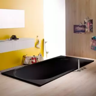 Bette Comodo Ванна 180х80х45см., встраиваемая, с шумоизоляцией, BetteGlasur &reg; Plus, цвет: черный матовый