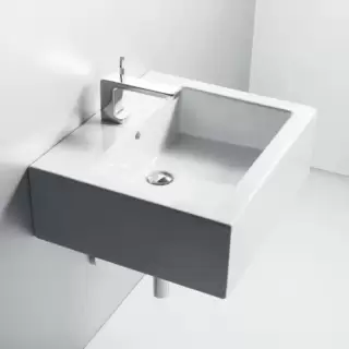 SIMAS Frozen Раковина 60 см, 1 отв., цвет: белый