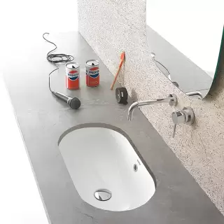 Globo Forty3 Раковина 60х37х20 см, без отв., цвет: белый