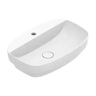 Catalano Alvea Раковина 60х40см., настольная или полувстраиваемая, с 1 отв., цвет: белый глянцевый