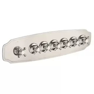 Carimali Colonial Смеситель термостатический, встраиваемый, на 6 выходов, цвет: хром