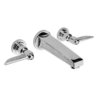 Nicolazzi Liberty Смеситель для раковины настенный, на 3 отв, излив: 177мм, цвет: хром