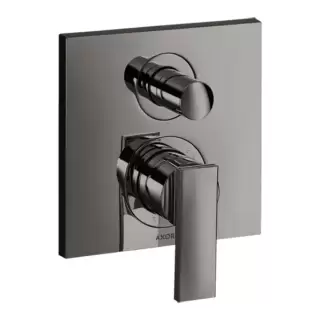 Axor Citterio Смеситель для ванны, встраиваемый, с переключателем потоков, цвет: полированный черный хром