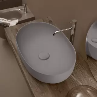 Kerasan Nolita Раковина 60х40 см, без отв., цвет: Ferro Matt