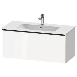 Duravit D-Neo Тумбочка подвесная 101х44x46.2см., раковина, 1 ящик, цвет: белый высокоглянцевый