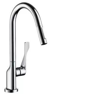 Axor Citterio Выдвижной, однорычажный кухонный смеситель, цвет: хром