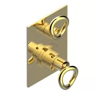 THG Collection O Смеситель для душа, встраиваемый, термостатический, цвет: Soft matt gold