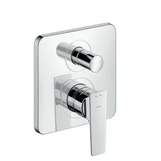 Axor Citterio E Встраиваемый смеситель для ванны однорычажный, внешняя часть, цвет: хром