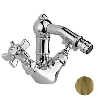 Nicolazzi Dames Anglaises Смеситель для биде, на 1 отв., поворотный излив: 12.7см, цвет: бронза