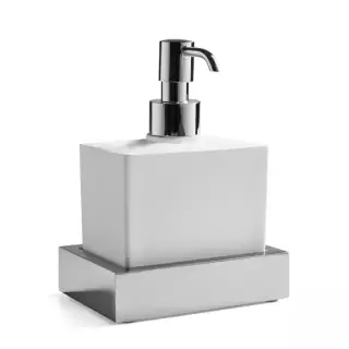 3SC SK 3.0 Дозатор подвесной, композит Solid Surface, цвет: белый/хром