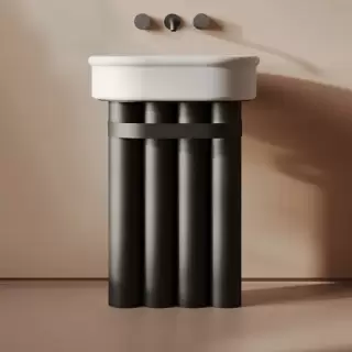 Artceram Church Тумба с раковиной 71х53х34см., напольная, цвет: черный матовый