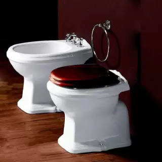 SIMAS Arcade Унитаз напольный, выпуск в пол, 36,5х55см, цвет: белый