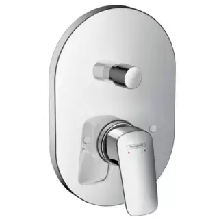Hansgrohe Logis Смеситель для ванны, однорычажный, СМ, внешняя часть, цвет: хром