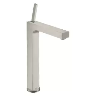 Axor Citterio Смеситель для раковины 280, на 1 отв., с донным клапаном, высокий, цвет: шлифованный никель