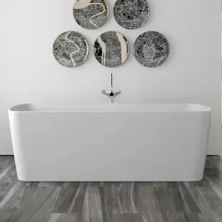 Knief Cosy Ванна отдельностоящая 180x85x60см, без слива-перелива, цвет: белый