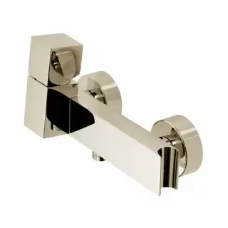 Bossini Cube Смеситель наружный для душа с выходом на 1/2&rdquo;, цвет: никель шлифованный