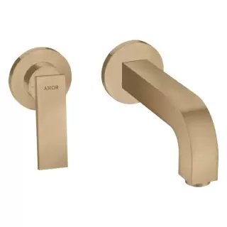 Axor Citterio Смеситель для раковины 220, встраиваемый, излив: 22см., цвет: шлифованная бронза