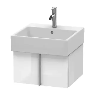 Duravit Vero Air Тумба подвесная, 48.4x43.1х29.8см., с раковиной, с 1 выдв. ящиком, цвет: белый глянцевый