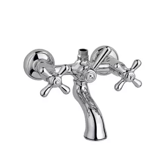 Nicolazzi Nuova Brenta Смеситель для ванны, с переключателем ванна/душ, вывод сверху 3/4" (для душ. стойки), цвет: хром