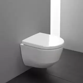 LAUFEN Pro Унитаз подвесной безободковый, укороченный 49х36х34см., цвет: белый