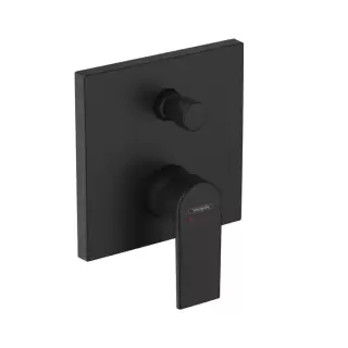 Hansgrohe Vernis Shape Смеситель для ванны, встраиваемый, внешняя часть, цвет: матовый черный