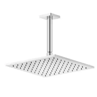 Gessi Rilievo Потолочная душевая головка шарнирная 250x250 мм на 1/2", цвет: хром