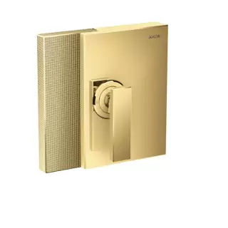 Axor Edge Смеситель для душа, встраиваемый, на 1 источник, алмазная огранка, внешняя часть, цвет: золото