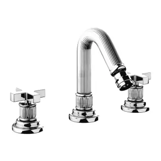 Nicolazzi Pantheon Смеситель для биде, на 3 отв., с донным клапаном,цвет: хром