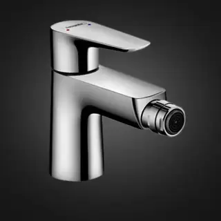 Hansgrohe Talis E Смеситель для биде, однорычажный, со сливным клапаном push-open, цвет: хром