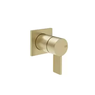 Gessi Inverso  Rigato Внешняя часть настенного смесителя для душа, цвет: Brass Brushed PVD