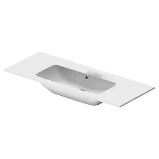 Duravit ME by Starck Раковина подвесная 123x49см., без отв., цвет: белый