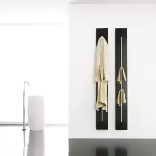 Antrax Teso Полотенцесушитель TESO 25x170Hсм электрический, рейлинг: хром, цвет: черный матовый