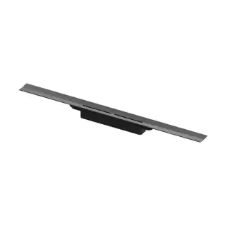 TECEdrainprofile Профиль для душа, 160см, PVD Brushed stainless steel/черный
