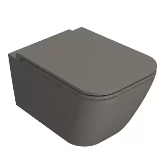 Globo Stone Унитаз подвесной 52х36см., безободковый,  с системой скрытого крепежа, цвет: Agata