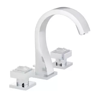 THG Masque de Femme metal lisse Смеситель для раковины, 3 отв., цвет: хром