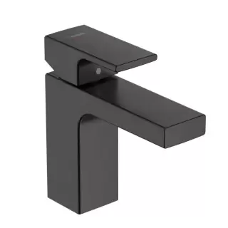 Hansgrohe Vernis Blend Смеситель для раковины, излив 100 мм, цвет: матовый черный