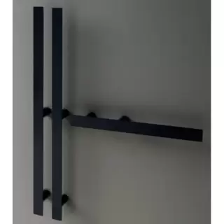 Antrax Tavolina Полотенцесушитель электрический L40хH5.2см, цвет: черный матовый