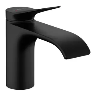 Hansgrohe Vivenis Смеситель для раковины, на 1 отв., с донным клапаном, цвет: черный матовый