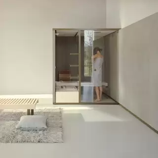 Effegibi BodyLove H Хаммам 200x176x220см, пристенная, цвет: гладкое стекло