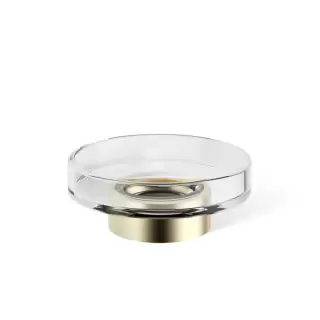 Decor Walther Century STS Мыльница настольная, прозрачное стекло, цвет: золото матовое