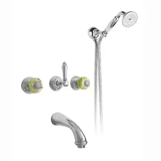 Nicolazzi Onice Смеситель для ванны с изливом из стены встраиваемый, цвет: хром