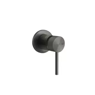 Gessi 316 Встраиваемый смеситель, на 1/2", на 1 источник, внешняя часть, цвет: brushed black metal pvd