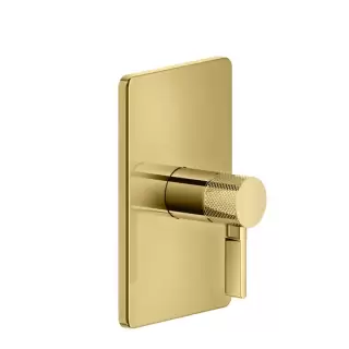 Gessi Inciso Смесителя для ванны, встраиваемый, на 1 источник, внешняя часть, цвет: золото