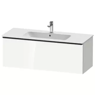 Duravit D-Neo Тумбочка подвесная 121х44x46.2см., раковина, 1 ящик, цвет: белый высокоглянцевый